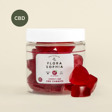 LIMITED SPECIAL!  20 CT Full Spectrum 20mg CBD Gummies: Cherry Lime (40% Off Subscription)